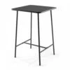 Table De Bar Carrée En Acier Gris Anthracite -VIDAXL || SuperFish || Konstsmide Soldes Boutique eb21f3203cacb54f