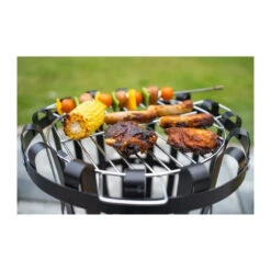 Brasero Forno Firebasket En Acier - 3 Pieds - Finition Noire - Grille Chromée - H56 X L45 X P45 Cm -VIDAXL || SuperFish || Konstsmide Soldes Boutique f5ecd39b7de8b2c9