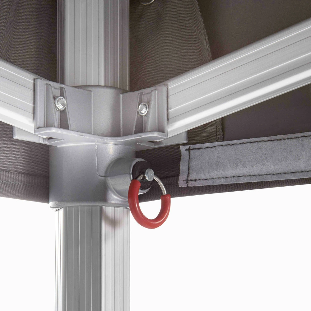 Tente Pliante M2 En Aluminium 3x3m 480g/m² 50mm Gris 7 Tente Pliante M2 En Aluminium 3x3m 480g/m² 50mm Gris – Image 5