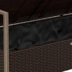 VIDAXL Banc De Jardin à 2 Places Avec Coussins Marron Résine Tressée -VIDAXL || SuperFish || Konstsmide Soldes Boutique fe0dd12bf217de77